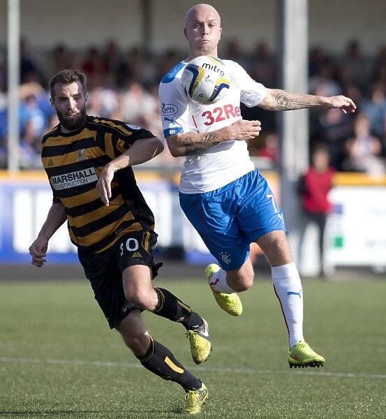 Rangers Nicky Law in Command: SPFL Championship Showdown vs Alloa Athletic at Recreation Park