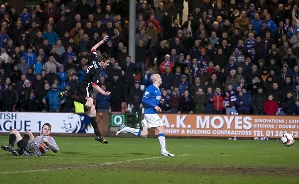 Rangers Nicky Law Scores the Decisive Chip Against Dunfermline Athletic in the 2003 Scottish Cup Final