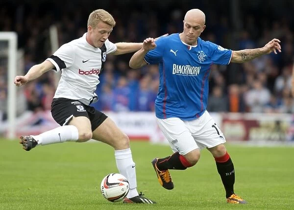 Rangers Nicky Law Scores the First Goal in Rangers 2-0 Victory over Ayr United at Somerset Park
