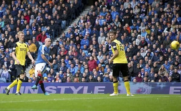 Rangers Nicky Law Scores Thrilling Third Goal in Championship Match vs Livingston at Ibrox Stadium