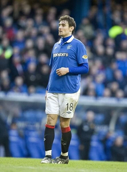 Rangers Nikica Jelavic Scores Hat-trick in Impressive 6-0 Win over Motherwell at Ibrox Stadium - Clydesdale Bank Scottish Premier League
