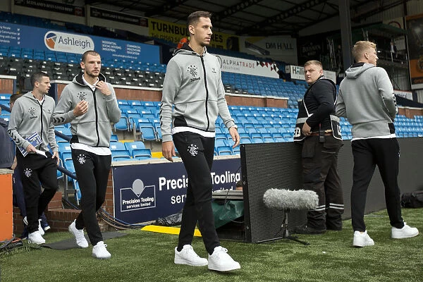 Rangers Nikola Katic Arrives at Rugby Park Ahead of Kilmarnock Clash in Betfred Cup