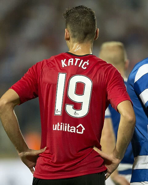 Rangers Nikola Katic in Europa League Battle at Stadion Gradski: Rangers vs NK Osijek