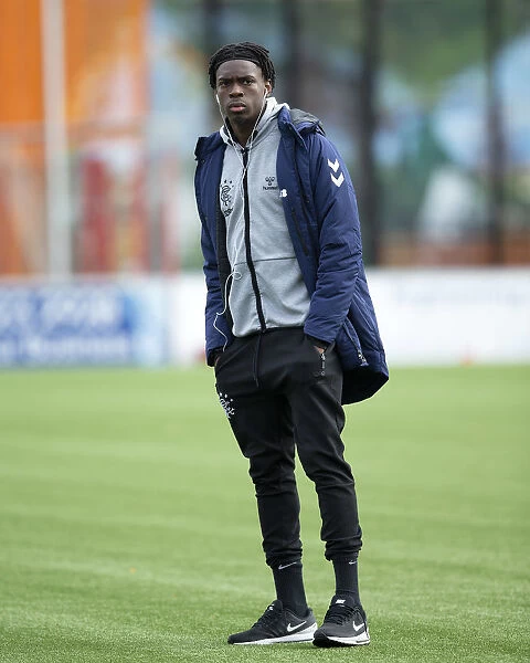 Rangers Ovie Ejaria Readies for Kick-off Against Hamilton Academical at Hope Central Business District Stadium
