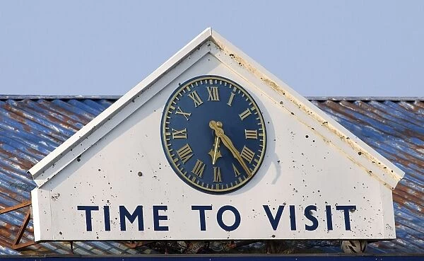 Rangers at Palmerston Park: Scottish Championship Showdown against Queen of the South - The Sommerville End's Iconic Clock