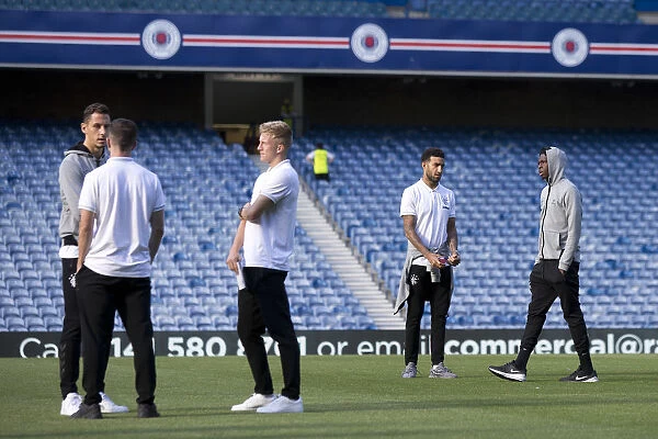 Rangers Players Assessing Ibrox Pitch Ahead of Europa League Showdown with NK Maribor