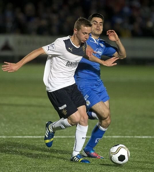 Rangers Robbie Crawford in Action: Ramsden Cup Quarterfinals - Rangers 3-0 Queen of the South (Palmerston Park)