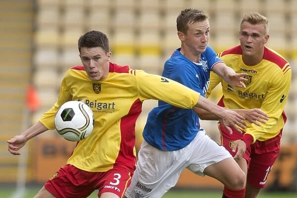 Rangers Robbie Crawford vs Ross Dunlop: A Ramsden Cup Showdown at Almondvale Stadium (4-0) - Rangers Dominance Over Albion Rovers