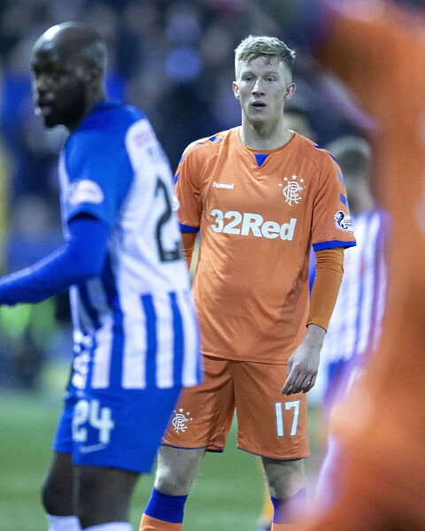 Rangers Ross McCrorie in Action at Kilmarnock's Rugby Park during the Scottish Cup Fifth Round