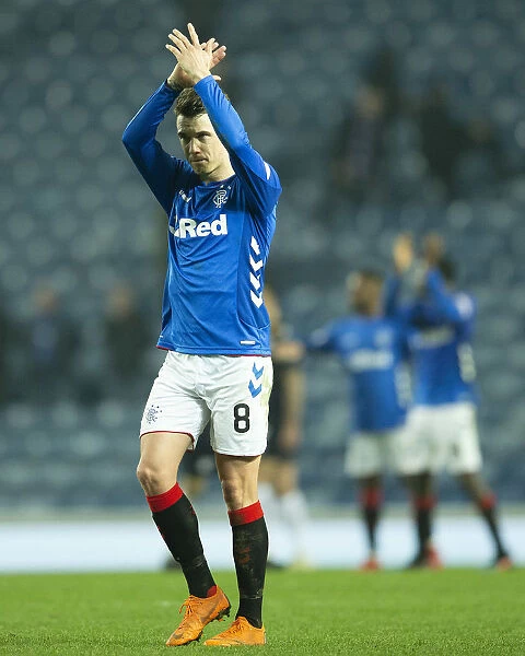 Rangers Ryan Jack Salutes Ibrox Fans: Scottish Premiership Victory Against Dundee