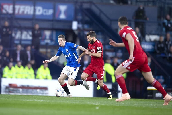 Rangers Ryan Kent Charges Forward in Betfred Cup Semi-Final Showdown at Hampden Park