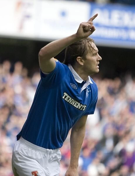 Rangers Sasa Papac Scores the Dramatic Game-Winning Goal Against St. Johnstone at Ibrox