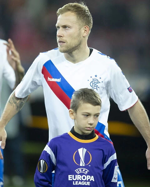 Rangers Scott Arfield in Action against Spartak Moscow in UEFA Europa League Group G at Otkritie Arena