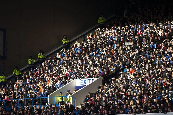 Rangers during the Scottish Premiership match at Ibrox, Glasgow