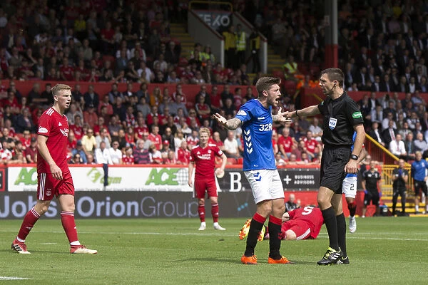 Rangers Secure Penalty: Josh Windass Foul - Kevin Clancy Awards at Pittodrie