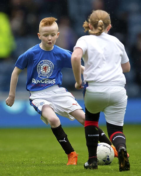 Rangers Soccer School: Delighting Fans with Halftime Entertainment at Ibrox Stadium