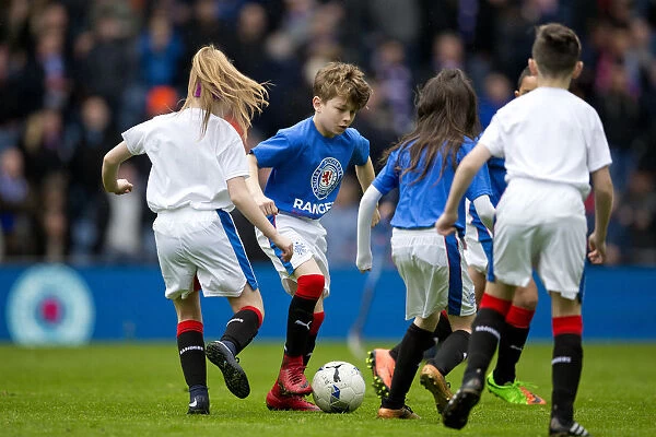 Rangers Soccer School: Halftime Thrill at Ibrox Stadium - Young Talents Delight Fans