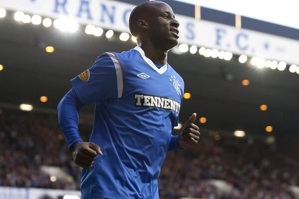 Rangers Sone Aluko Ecstatic After Scoring First Goal in 5-0 Thrashing of Dundee United (Clydesdale Bank Scottish Premier League)
