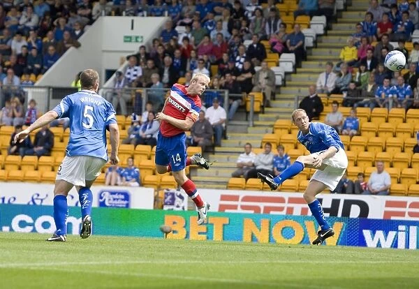 Rangers Steven Naismith Scores Thrilling Header: St Johnstone 0-2 Rangers, Clydesdale Bank Scottish Premier League (McDiarmid Park)