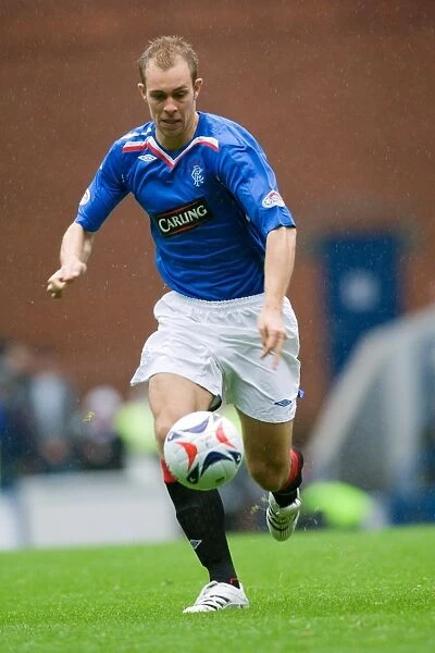 Rangers Steven Whittaker Celebrates Glory: 7-2 Victory Over Falkirk at Ibrox