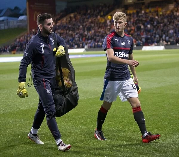 Rangers Subs: Liam Kelly and Ross McCrorie at The Energy Check Stadium during Betfred Cup Quarterfinal