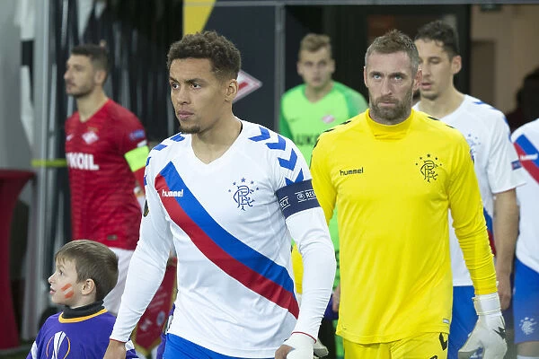 Rangers: Tavernier Leads the Team in Europa League Clash against Spartak Moscow at Otkritie Arena
