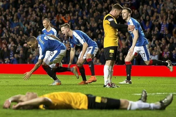 Rangers Tavernier Scores: A Thrilling Goal in the Ladbrokes Championship Match against Dumbarton at Ibrox