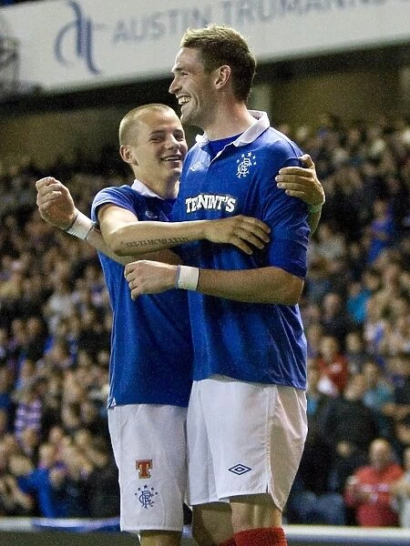 Rangers Thrilling 7-2 CIS Insurance Cup Victory: Lafferty and Weiss Celebrate Goals at Ibrox Stadium