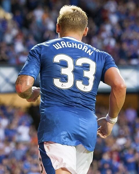 Rangers Thrilling Betfred Cup Final Victory: Martyn Waghorn's Euphoric Goal Celebration at Ibrox Stadium