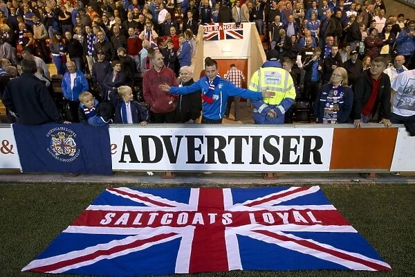 Rangers Triumph: 6-0 Thrashing of Airdrieonians in Scottish League One - Euphoric Fans Celebrate