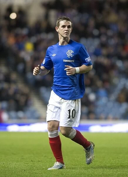 Rangers Triumph: David Templeton Scores the Third in a 3-0 Victory over Annan Athletic at Ibrox Stadium