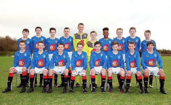 Rangers U13 Team: Scottish Cup Champions - Murray Park Rangers