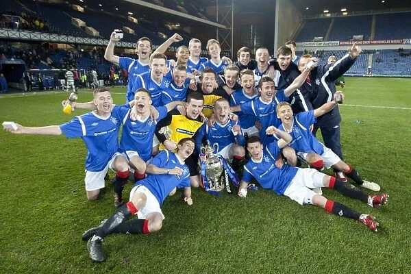 Rangers U17s Celebrate Thrilling Glasgow Cup Final Victory over Celtic in Penalty Shootout (2012)