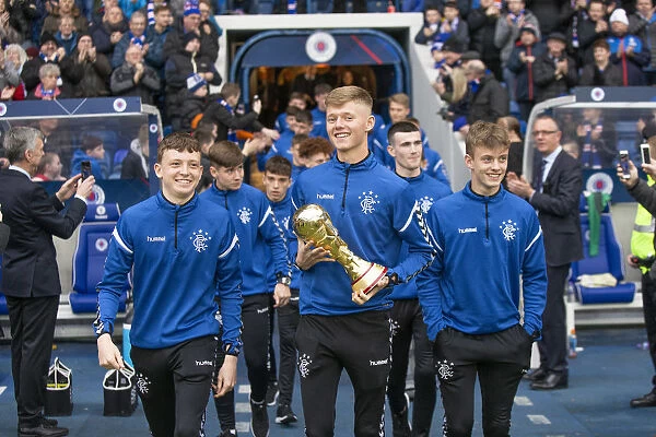 Rangers U17's Kyle McLelland Lifts Al Kass International Cup after Penalty Victory over Roma at Ibrox Stadium