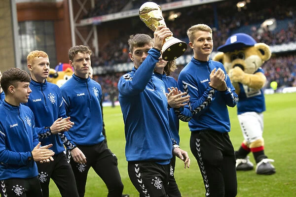 Rangers U17s: Scottish Cup Champions & Al Kass International Cup Victors - Triumphant Parade at Ibrox Stadium
