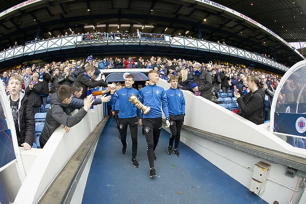 Rangers U17s: Scottish Cup Victory & Al Kass International Cup Triumph - Celebrating at Ibrox Stadium