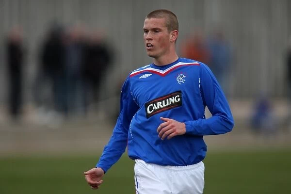 Rangers Under-19s: 2007-08 Murray Park Champions Celebrating with Ross Harvey