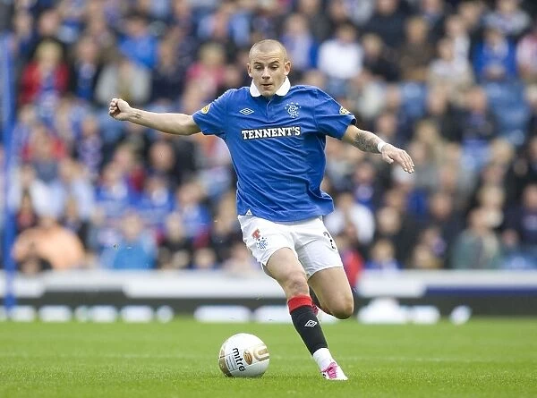 Rangers Vladimir Weiss Scores the Game-Winning Goal in a 4-1 Victory over Motherwell at Ibrox
