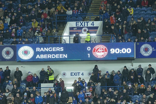 Rangers vs Aberdeen: Ibrox Stadium - Full-Time Scoreboard (Ladbrokes Premiership, Scottish Cup Winners: 2003)