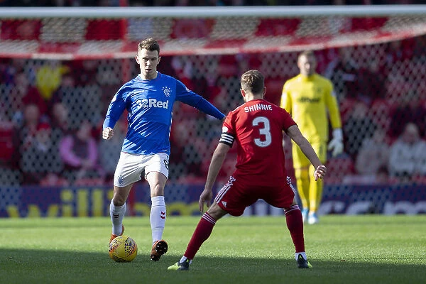 Rangers vs Aberdeen: William Hill Scottish Cup Quarter-Final at Pittodrie Stadium - Ryan Jack in Action (Scottish Cup Winners 2003)