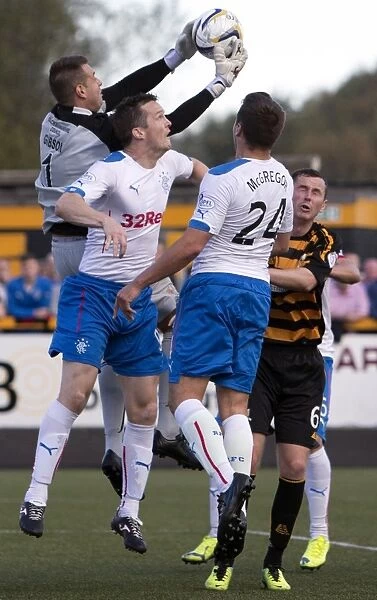 Rangers vs Alloa Athletic: Jon Daly's Dramatic Save Attempt Against John Gibson in the SPFL Championship