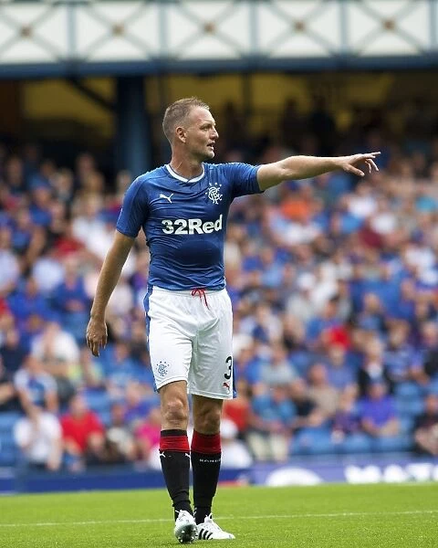 Rangers vs. Annan Athletic: Clint Hill's Showdown at Ibrox Stadium - Betfred Cup Clash (Scottish Cup Champions 2003)
