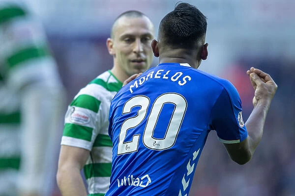 Rangers vs Celtic: Alfredo Morelos Provokes Scott Brown Amidst Intense Ibrox Rivalry (Scottish Premiership)