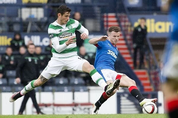 Rangers vs Celtic: A Clash of Titans - Halliday vs Bitton at the Scottish Cup Semi-Final Showdown, Hampden Park