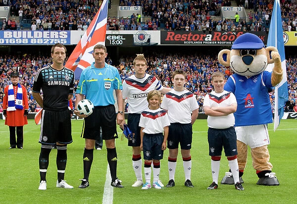 Rangers vs Chelsea: 3-1 Pre-Season Victory for Chelsea at Ibrox Stadium - Mascots Witness the Defeat