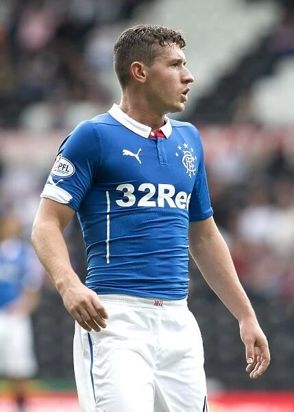 Rangers vs Derby County: Fraser Aird in Action at iPro Stadium - Friendly Match
