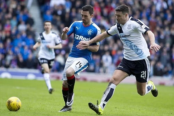 Rangers vs Dundee: Clash in the Scottish Cup Quarterfinals at Ibrox Stadium - Nicky Clark vs Darren O'Dea