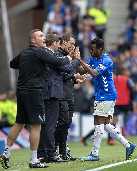 Rangers vs Dundee: Lassana Coulibaly Substitution - Ladbrokes Premiership, Ibrox Stadium