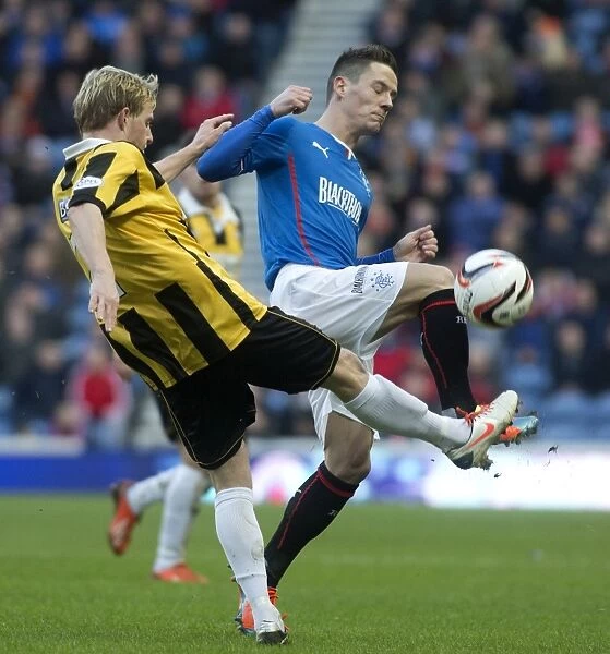 Rangers vs East Fife: Ian Black and Stevie Campbell Face Off in Scottish League One Clash at Ibrox Stadium
