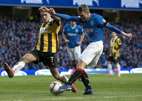 Rangers vs East Fife: Shiels and Brown Clash in Scottish League One Match at Ibrox